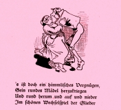 Die Kirmes ©noten-apitz.de; Bildquelle: Wilhelm Busch-Album, Humoristischer Hausschatz, Sammlung der beliebtesten Schriften mit 1500 Bildern, 22. Auflage München Verlag v. Fr. Bassermann, 1911