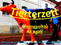 Tierterzett (Swingpolka) M. Apitz (Manfred Apitz); Köthen Schloss, Marstall: J. S. Bach-Saal + Musikschule Kunstkuh (Halli, Musikern, Koma—Flasche) (S. Fischer) Sparte: Konzert 20./21. Jh.