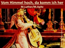 Vom Himmel hoch, da komm ich her M. Luther / M. Apitz (Martina Luther/ Manfred Apitz); Isenheimer Altar, Colmar (Frankr.), Matthias Grünewald Sparte: Weihnachten