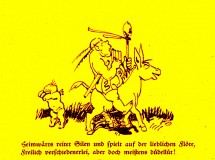 Bild: W.Busch Die Haarbeutel Bildquelle: Wilhelm Busch-Album, Humoristischer Hausschatz, Sammlung der beliebtesten Schriften mit 1500 Bildern, 22. Auflage München Verlag v. Fr. Bassermann, 1911