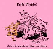 Bild: Prosit Neujahr! Bildquelle: Neues W.Busch-Album Verlagsanst. Hermann Klemm, Berlin 1930