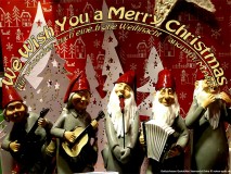 We Wish You a Merry Christmas – Frohe Weihnacht! anonym/M.Apitz, Bitterfeld (Anhalt) Goitzschesee Gaststätte Seensucht Deko © noten-apitz.de   Sparte: Weihnachten