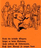 Ländliches Fest ©noten-apitz.de; Bildquelle: Wilhelm Busch-Album, Humoristischer Hausschatz, Sammlung der beliebtesten Schriften mit 1500 Bildern, 22. Auflage München Verlag v. Fr. Bassermann, 1911