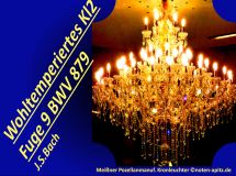 Wohltemperiertes Kl 2 Fuge 9 BWV879, J. S. Bach / M. Apitz (Johann Sebastian Bach / Manfred Apitz); Dresden Zwinger, Meißner Porzellan Sparte: 17.+18. Jh. Konzert