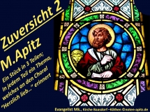 Zuversicht 2 M. Apitz (Manfred Apitz); Evangelist Mk., Kirche Baasdorf – Köthen Sparte: 20.+21. Jahrhundert